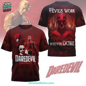 Daredevil Born Again The Devil’s Work Is Never Done 3D T-Shirt