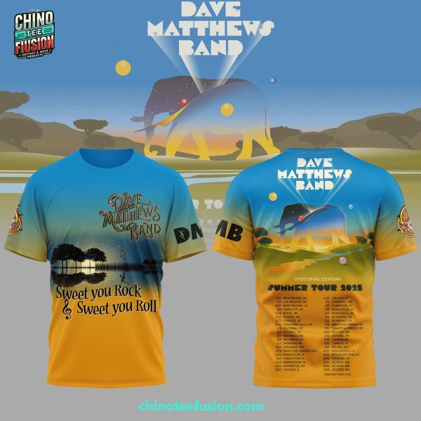 Dave Matthews Band Tickets On Sale 2_21 At 10AM Summer Tour 2025 3D T-Shirt