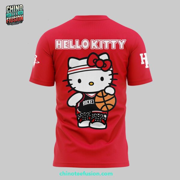 Houston Rockets x Hello Kitty Night For Fans 2025 3D T-Shirt