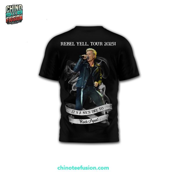 Idol Billy Rebell Yell Tour 2025 For Fans 3D T-Shirt