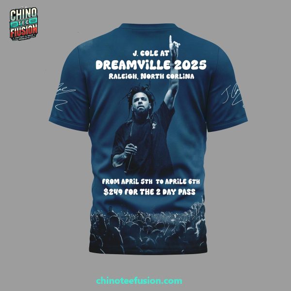 J. Cole At Dreamville 6th 2025 For Fans 3D T-Shirt