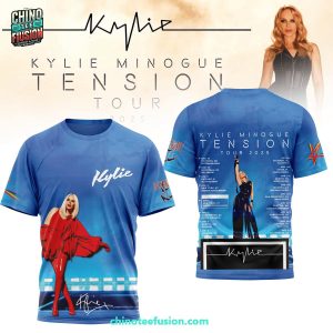 Kylie Minogue Tension Tour 2025 Special New 3D T-Shirt