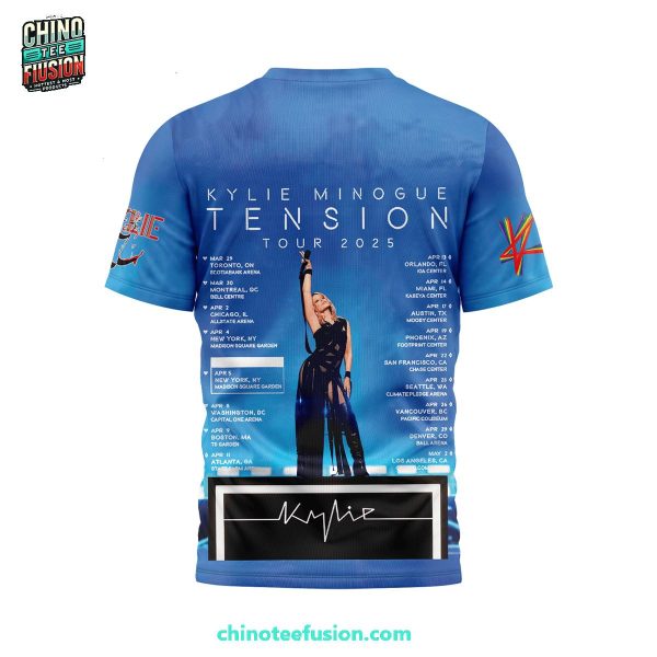 Kylie Minogue Tension Tour 2025 Special New 3D T-Shirt