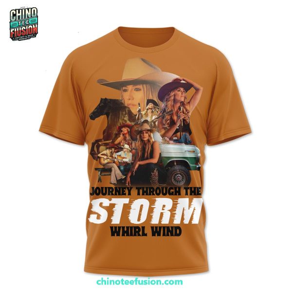 Lainey Wilson Journey Though The Storm Whirl Wind 3D T-Shirt