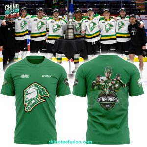 London Knights OHL Western Conference Champions 2025 3D T-Shirt