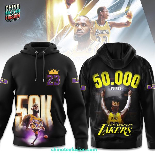 Los Angeles Lakers Lebron James 50,000 Points 2025 3D T-Shirt