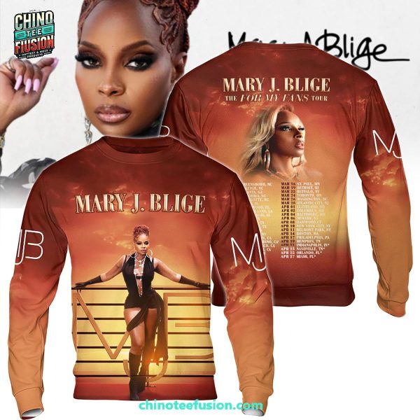 Mary J.Blige The For My Fans Tour 2025 3D T-Shirt