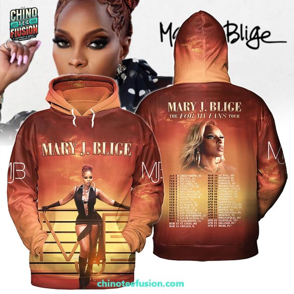 Mary J.Blige The For My Fans Tour 2025 3D T-Shirt