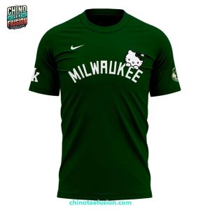 Milwaukee Bucks x Hello Kitty Night For Fans 2025 3D T-Shirt