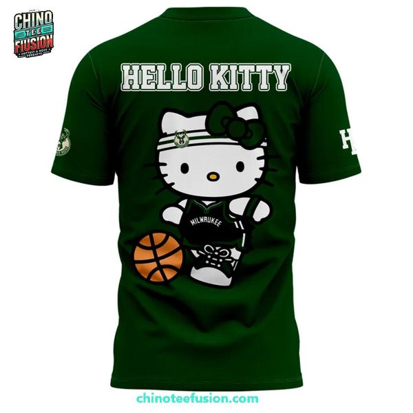 Milwaukee Bucks x Hello Kitty Night For Fans 2025 3D T-Shirt