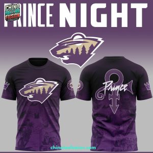 Minnesota Wild x Prince Night 2025 3D T-Shirt