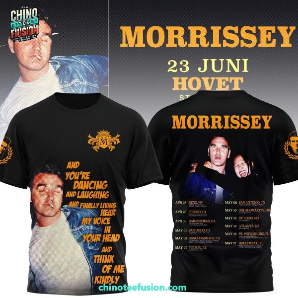 Morrissey And You’re Dancing Special New 3D T-Shirt