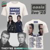 Oasis Live’5 Word Tour They’re Back 3D T-Shirt