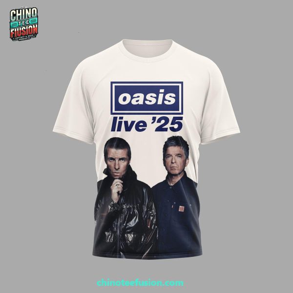 Oasis Live’5 Word Tour They’re Back 3D T-Shirt