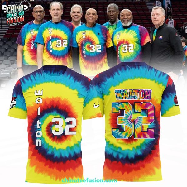 Portland Trail Blazers x Bill Walton Tribute Night 32 For Fans 3D T-Shirt