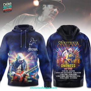 Santana Oneness 2025 Tour For Fan 3D T-Shirt