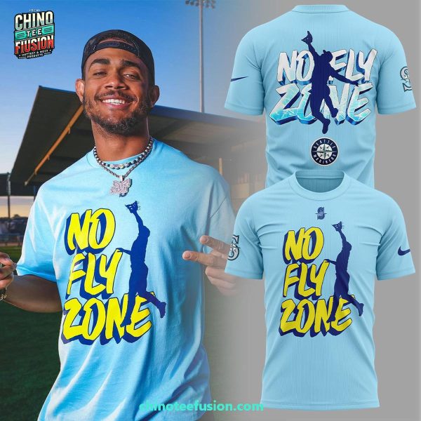 Seattle Mariners Julio Rodr?guez Iced Out No Fly Zone 2025 3D T-Shirt