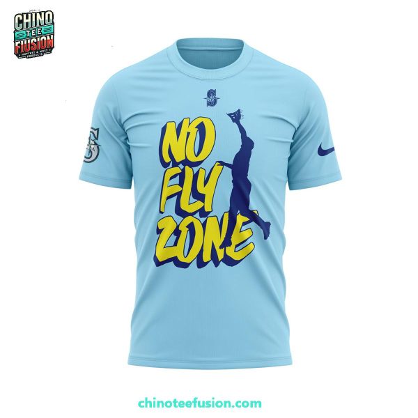 Seattle Mariners Julio Rodr?guez Iced Out No Fly Zone 2025 3D T-Shirt