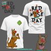 Snoopy Red Nose Day 2025 3D T-Shirt