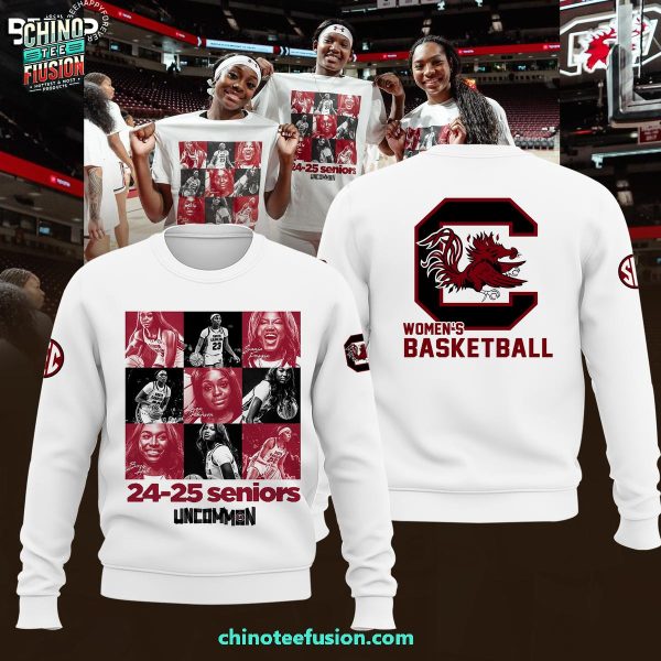 South Carolina Gamecocks Women’s Basketball 2024-25 Seniors Uncommen 3D T-Shirt