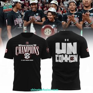 South Carolina Gamecocks Women’s Basketball 2025 Champions SEC It Just Means Moe Uncommen 3D T-Shirt