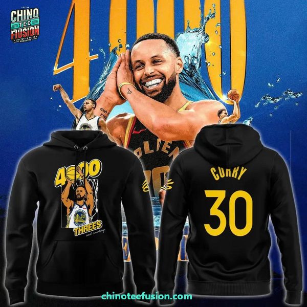 Stephen Curry 4000th 3-Pointer NBA History 3D T-Shirt