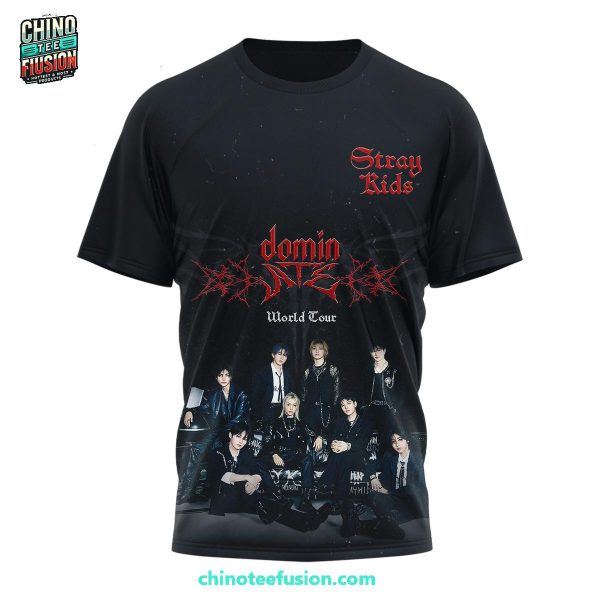 Stray Kids Dominate ATE World Tour 2025 3D T-Shirt