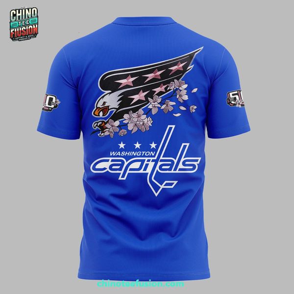 Washington Capitals Cherry Bloom 2025 3D T-Shirt